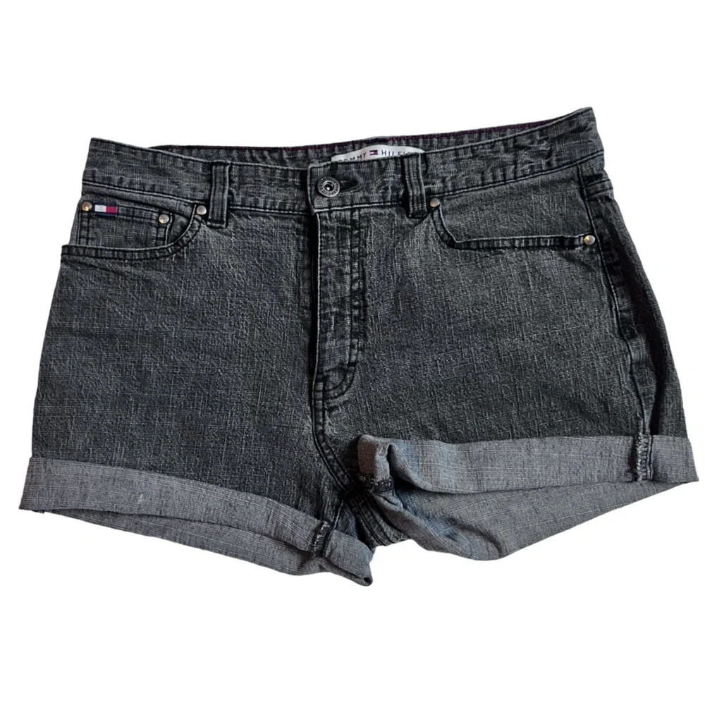 Y2K Vintage Tommy Hilfiger Cuffed Denim Shorts